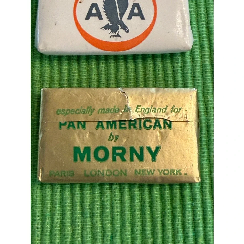 Vintage Airline Amenity Soaps American Airlines Pan American Morny French Travel